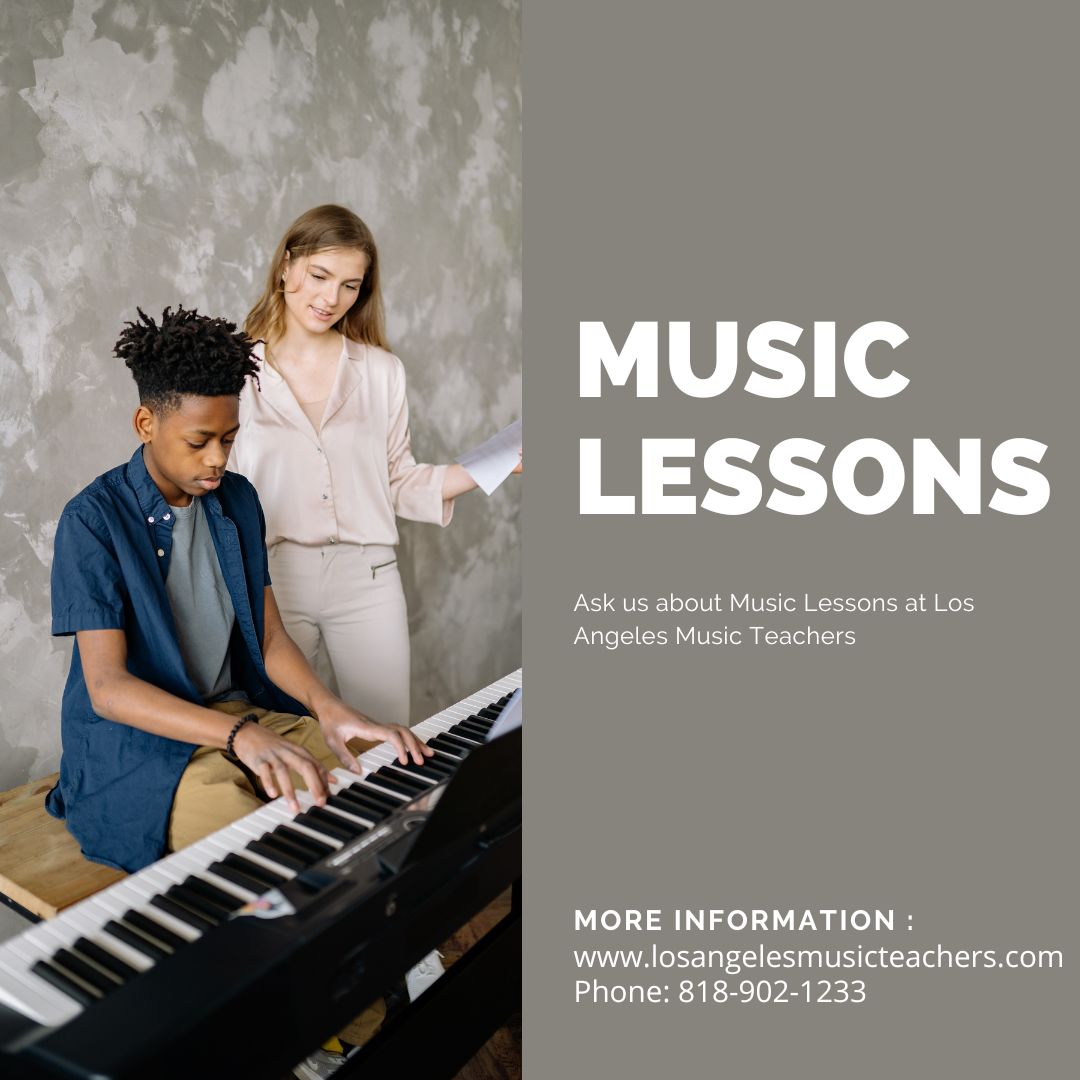 Expert Piano Teacher Guiding Student in Burbank Music School